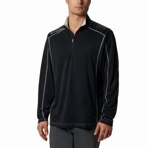 Columbia PFG Low Drag™ 1/4 Zip Herr Svarta (MHEBK3012)